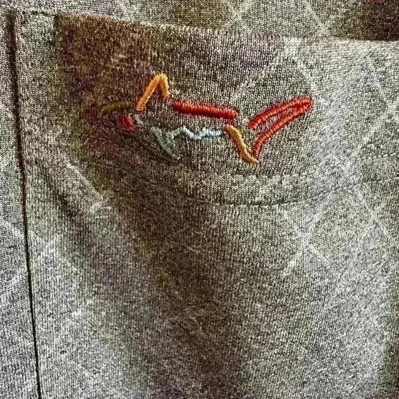 Greg Norman For Tasso Elba Gray/Black Golf Polo Shirt - Men’s XL - Picture 5 of 8